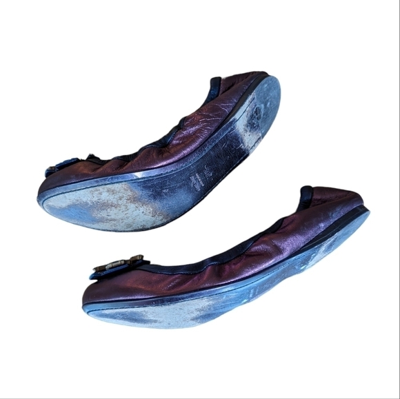 Miu Miu purple embellished jewel ballet flats sz EU 39.5 - Picture 3 of 12